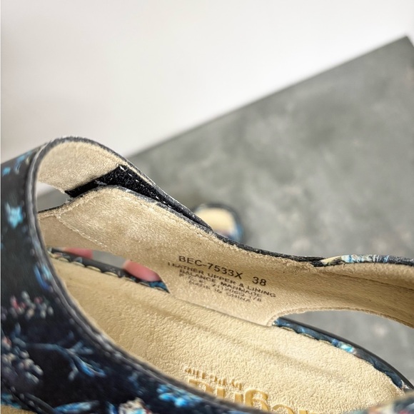 Alegria Beckie Passionate sandals leather back strap patterned size EU 38/ US 8 - Picture 8 of 12
